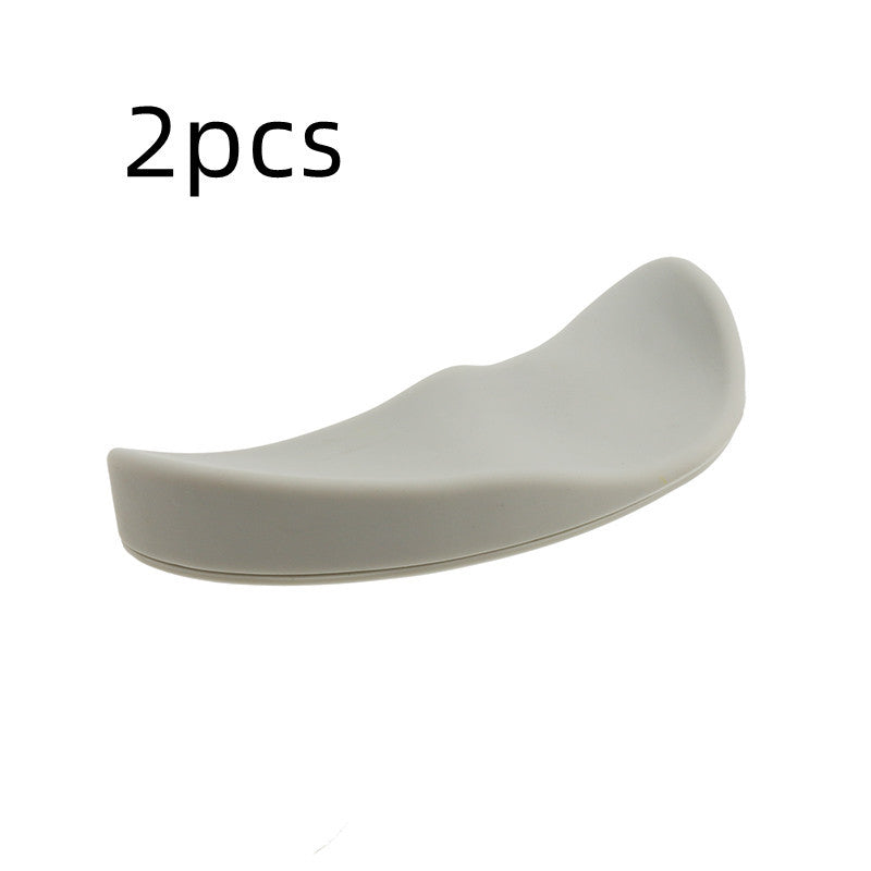 Repose-poignet ergonomique pour souris, tapis de souris en gel silicone antidérapant, support de repose-poignet en forme de flux, tapis de souris pour ordinateur, accessoires pour PC de bureau et de jeu.
