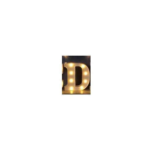 Veilleuse LED lumineuse avec lettres et chiffres de l'alphabet anglais, lampe à piles, décoration romantique pour mariage, fête de Noël