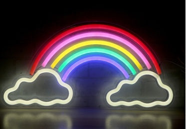 Lumière néon LED, panneau arrière en acrylique, lumière de décoration de chambre.