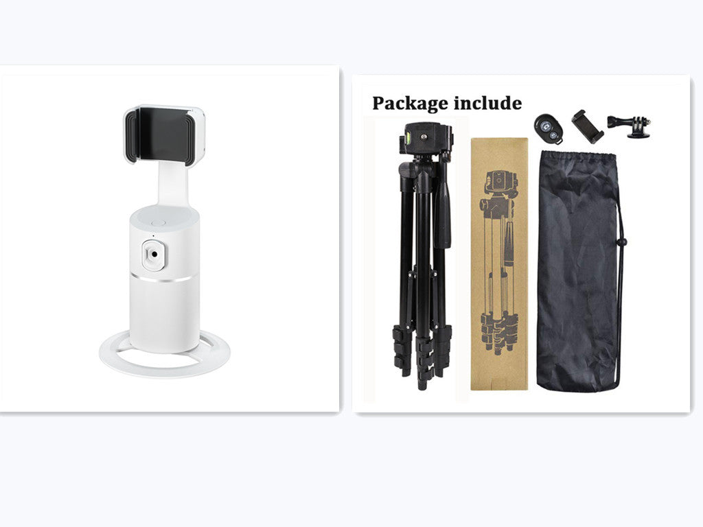 Support de diffusion en direct pour téléphone mobile avec suivi de reconnaissance faciale intelligente PTZ