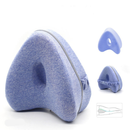 Oreiller de jambe en mousse à mémoire de forme en forme de cœur Oreiller de jambe Contour Legacy