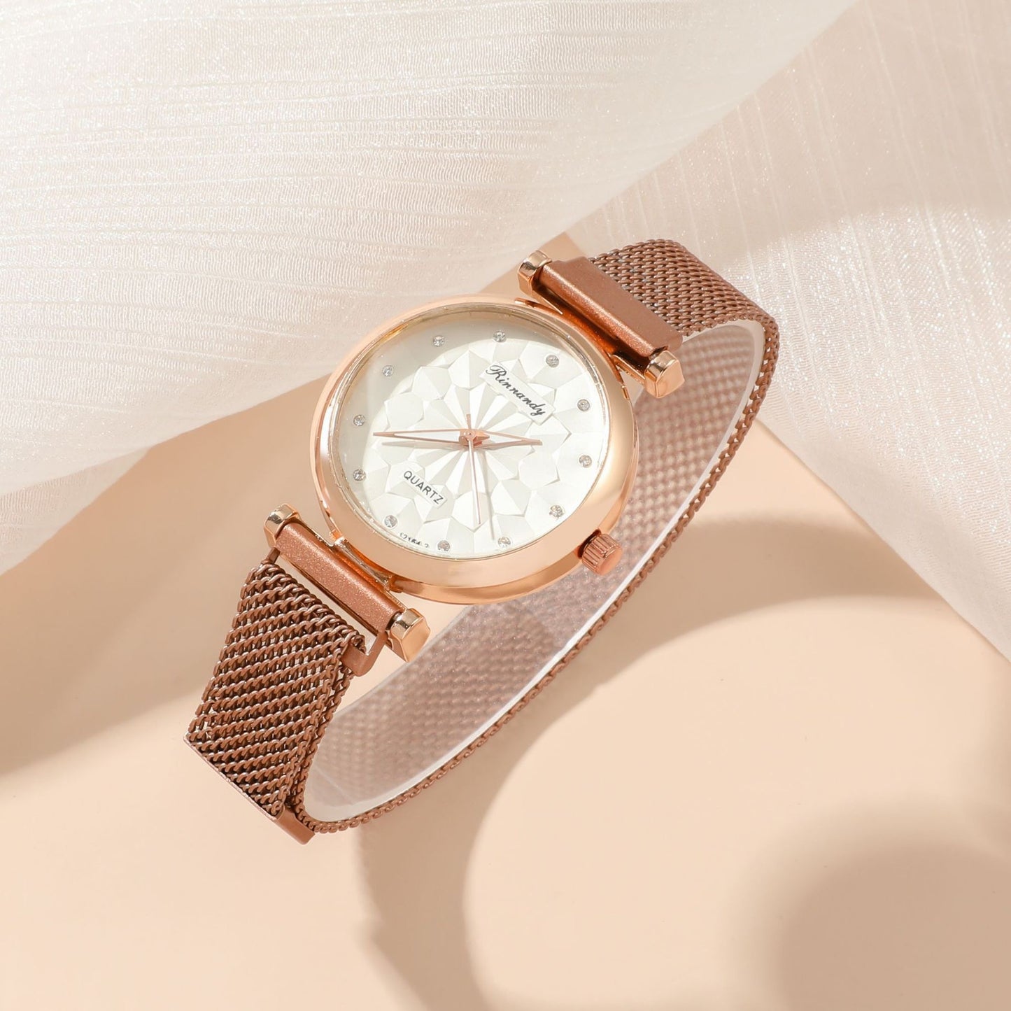 Coffret cadeau ensemble montres à quartz et bijoux pour femme