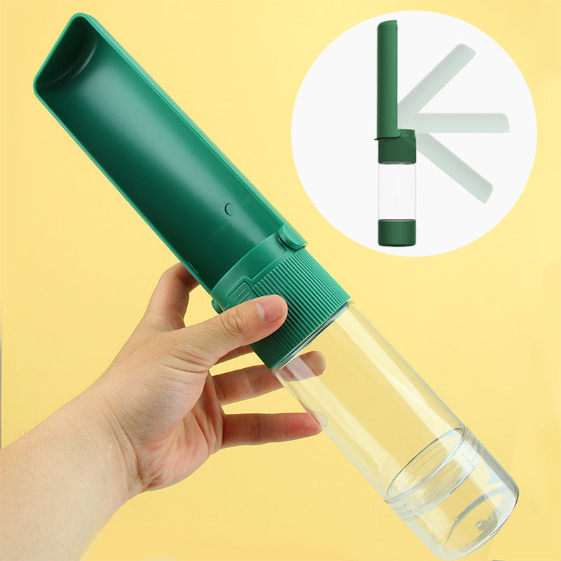 Fournitures pour animaux de compagnie portables pour bouteille d'eau, bol à boire pour chien, tasse de voyage en extérieur pour chiens et chats, distributeur d'eau, nourrisseur.