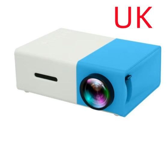 Projecteur portable 3D HD LED de cinéma à domicile compatible HDMI, projecteur audio USB YG300 mini projecteur.