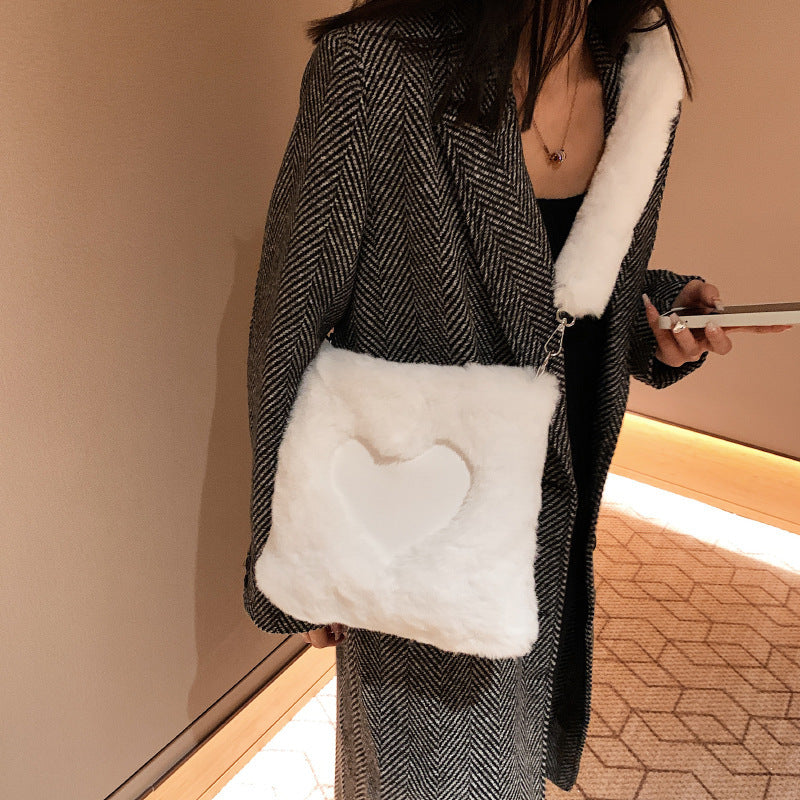 Sacs à main en peluche d'hiver pour femmes