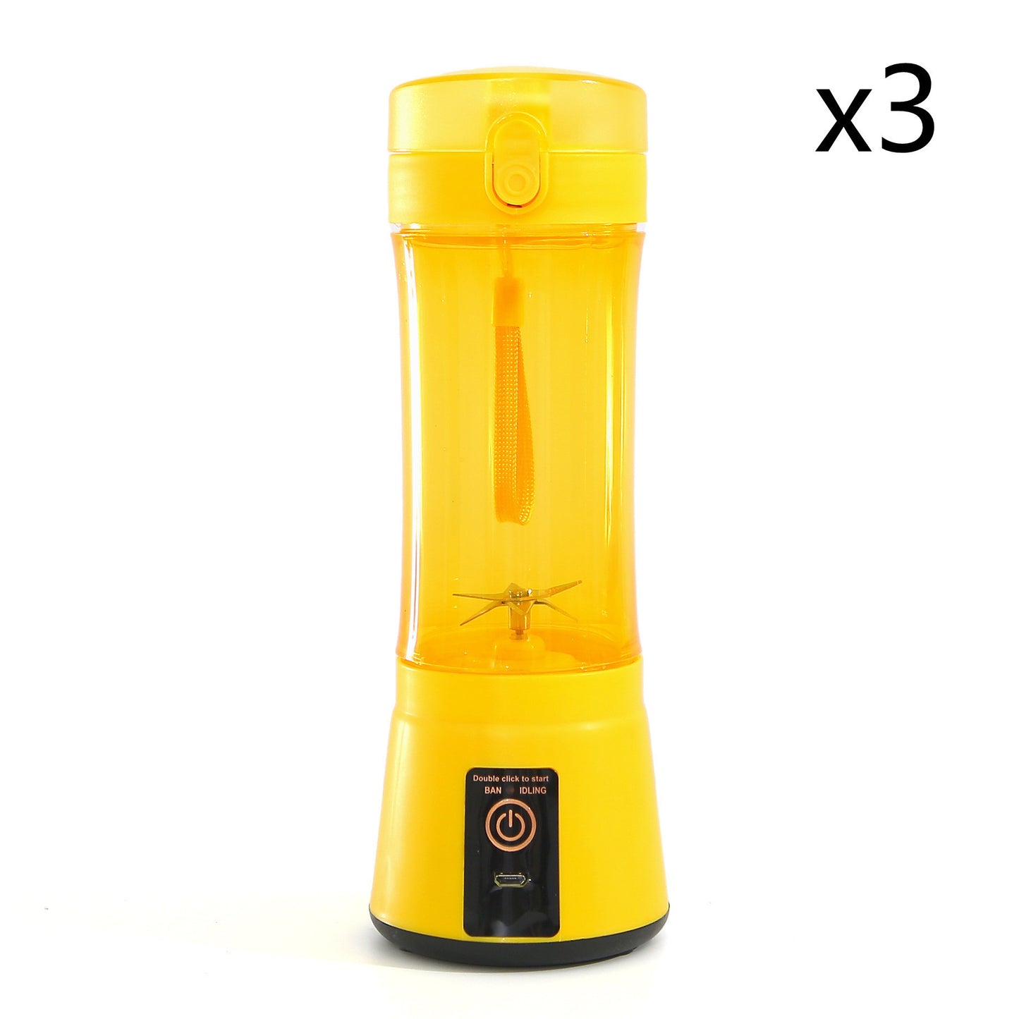 Extracteur de jus de fruits électrique portable sans fil, mixeur mini rechargeable par USB, machine à smoothie multifonction pour l'été, fournitures de cuisine.