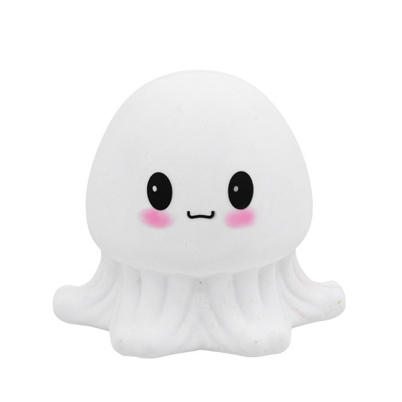 Lampe de méduse mignonne veilleuse créative en silicone en forme de pieuvre