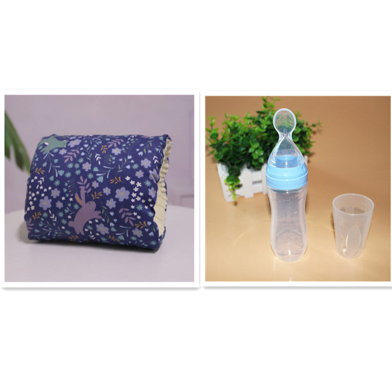 Coussin d'allaitement en coton ajustable pour bébé, lavable, coussin d'allaitement pour nourrissons.