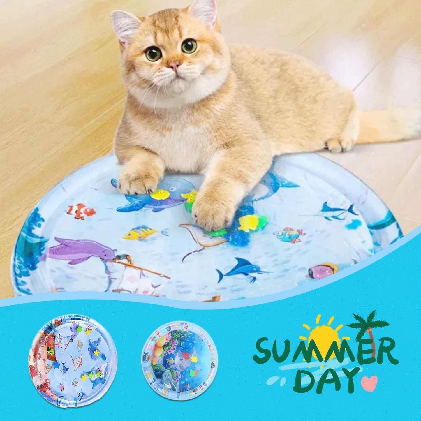 Coussin de lit d'eau rafraîchissant pour animaux de compagnie, coussin de glace, tapis carré de couchage pour chiots, chiens, chats, niche pour animaux de compagnie, frais et froid