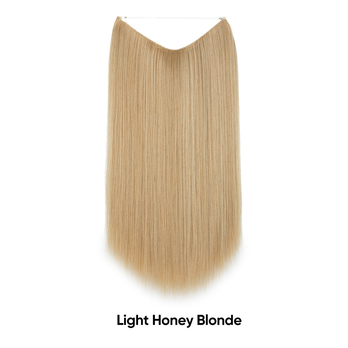 Extension de cheveux invisible lisse multicolore dégradée réglable en une seule pièce pour femme