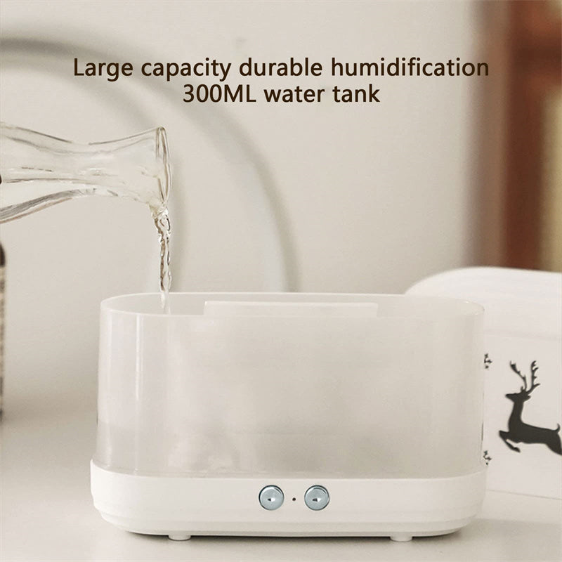 Diffuseur d'humidificateur Elk Flame silencieux, lampe d'atmosphère pour la maison, décorations de Noël pour la maison.