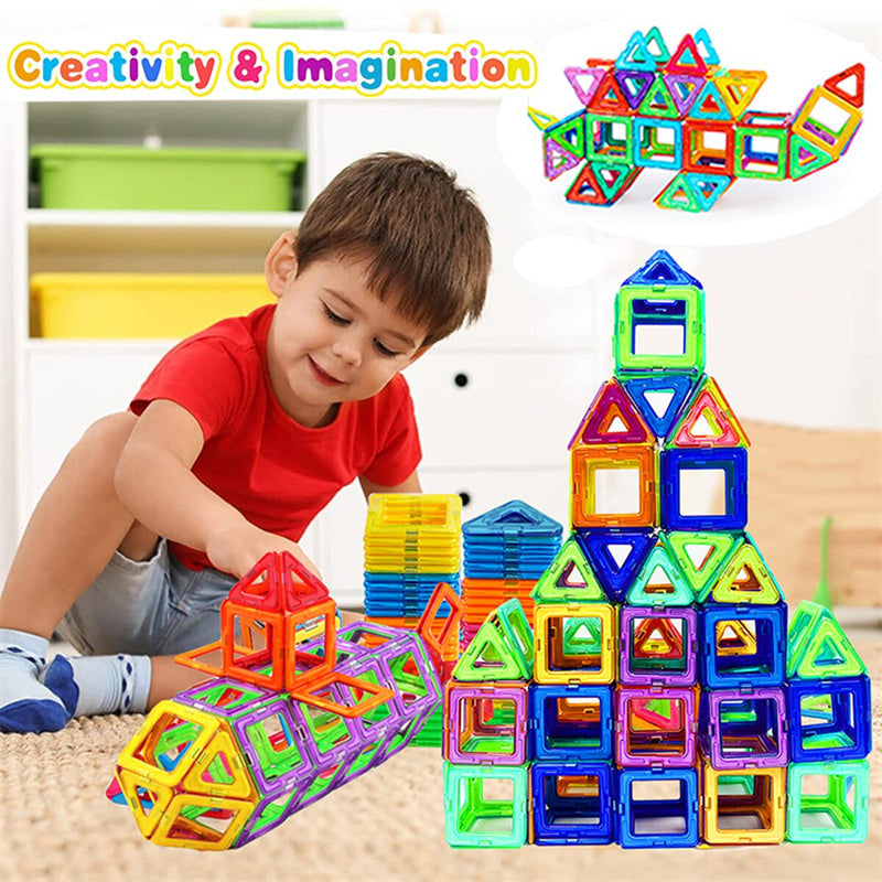 Blocs de construction magnétiques DIY Jouets magnétiques pour enfants Ensemble de construction pour designers Cadeaux pour enfants Jouets