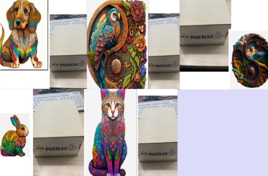 Puzzle animaux Puzzlesup A3 taille avec la boîte
