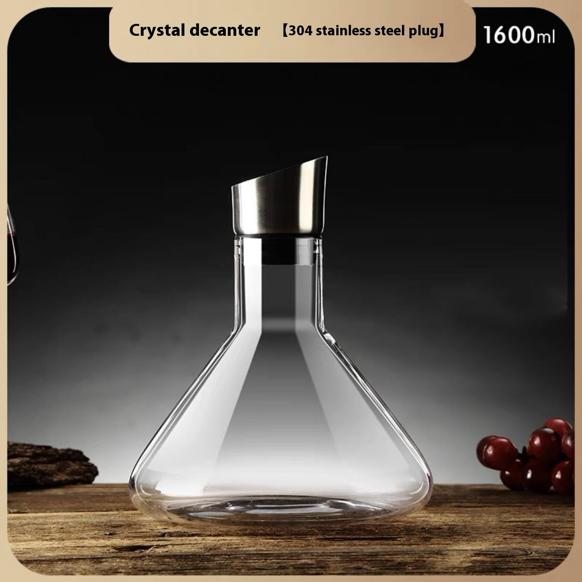 Carafe à vin en forme de cascade Iceberg à vendre, distributeur de vin en verre cristal transparent sans plomb créatif, carafes rapides pour bar