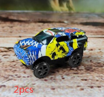Jouet de course sur piste électrique assemblé pour enfants, simulation d'animaux, tyrannosaure, dinosaure, puzzle, cadeau pour garçon