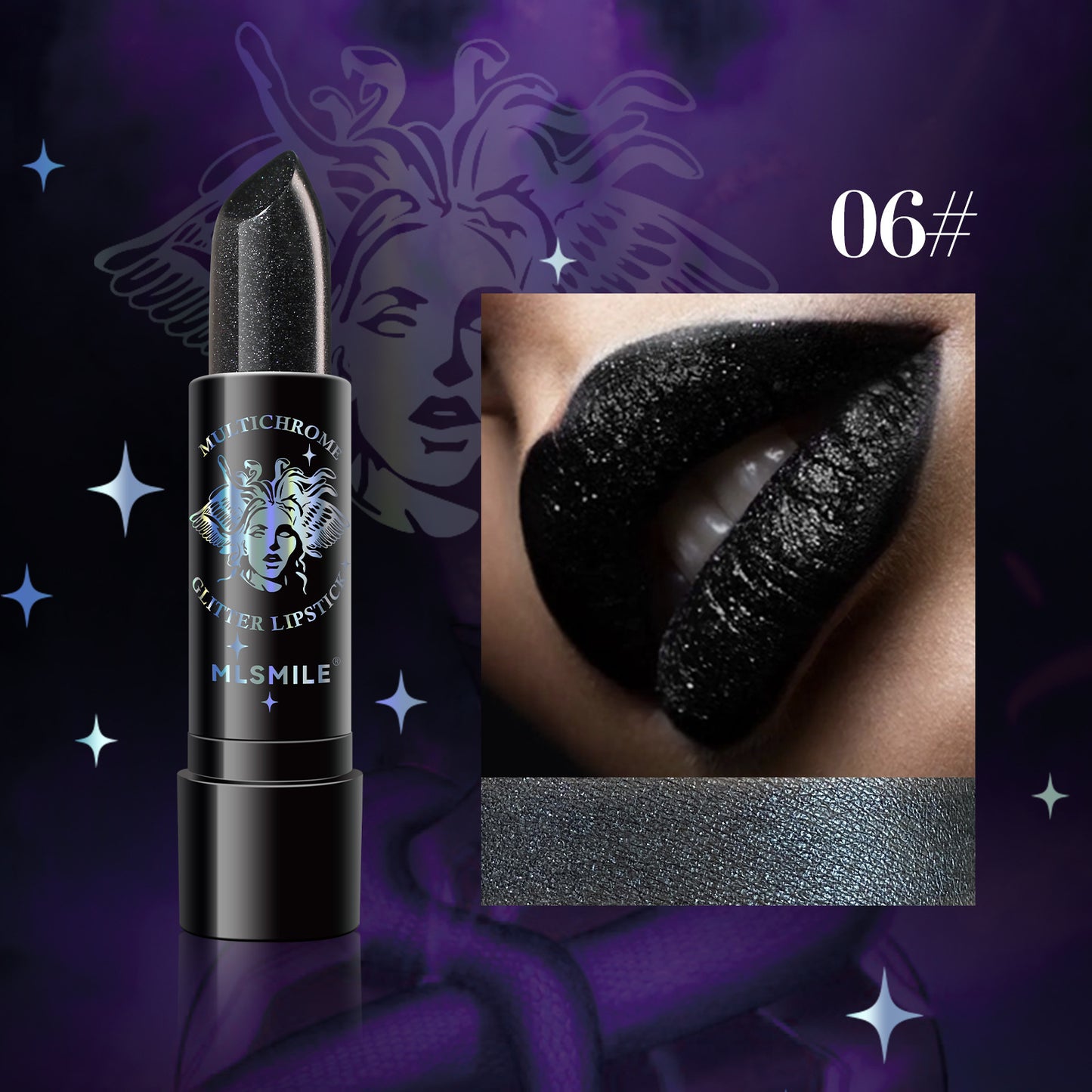 Rouge à lèvres de Noël scintillant pour femme