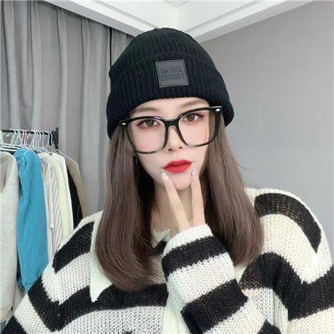 Chapeau en laine perruque automne et hiver