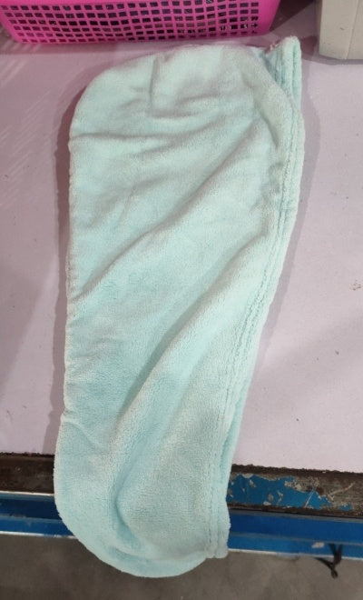 Bonnet de sèche-cheveux pour femme, serviette absorbante pour cheveux secs