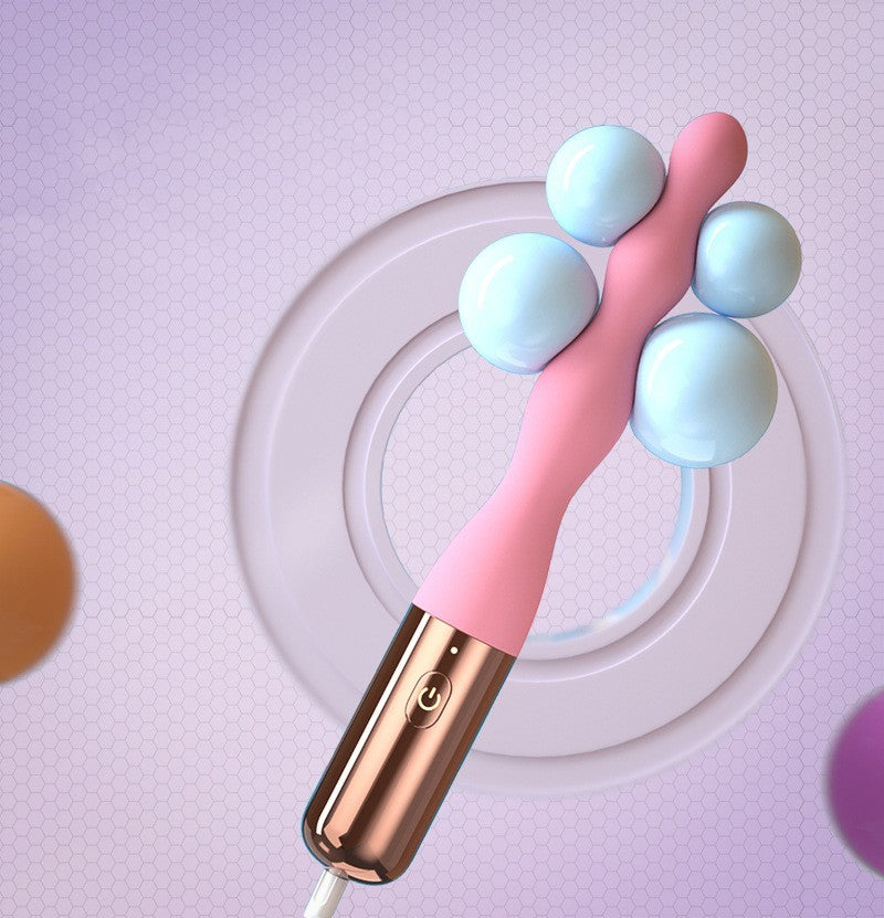 Vibromasseurs anaux pour femmes, jouets sexuels, perles vibrantes en silicone