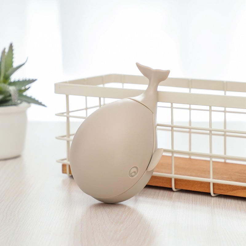 Brosse à linge mignonne en forme de petite baleine pour le nettoyage de la maison