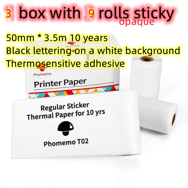 Imprimante thermique portable mini pour étiquettes, imprimante photo domestique, imprimante pour étudiants, imprimante de questions erronées, imprimante d'étiquettes mini compatible Bluetooth, étiquettes de prix.