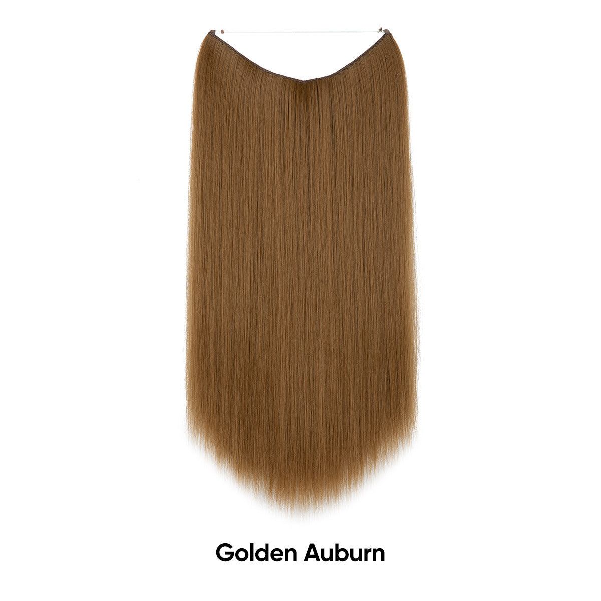 Extension de cheveux invisible lisse multicolore dégradée réglable en une seule pièce pour femme