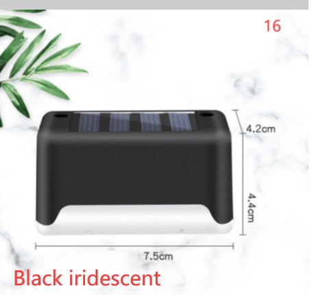 Nouvelle lampe de clôture solaire LED étanche à mise à niveau, lumières de terrasse solaires, lumière de marche solaire extérieure pour patio, escaliers, jardin, allée, pas de jardin.