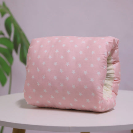 Coussin d'allaitement en coton ajustable pour bébé, lavable, coussin d'allaitement pour nourrissons.