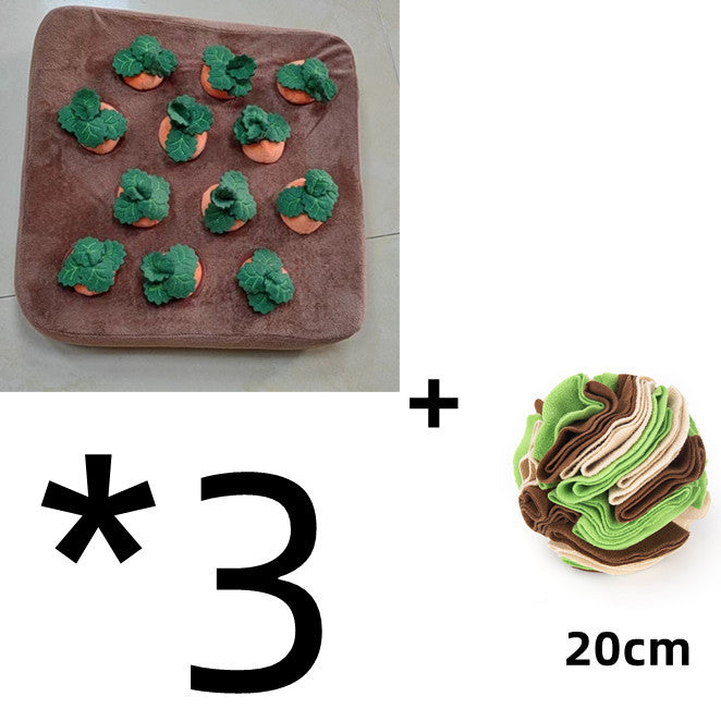Jouet en peluche en forme de carotte pour chien, jouet à mâcher en forme de légume pour chiens, tapis de fouille pour chiens et chats, jouet à mâcher durable pour chiots, accessoires pour chiens.