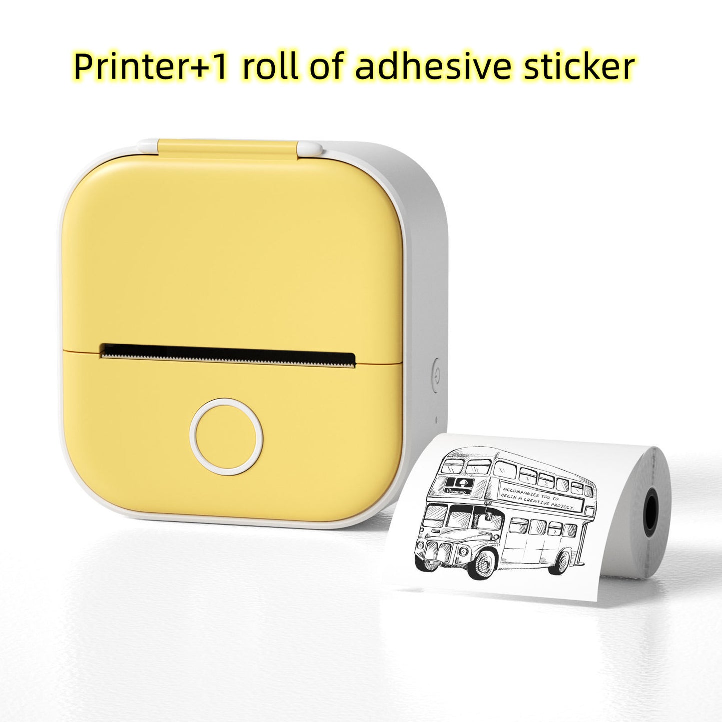 Imprimante thermique portable mini pour étiquettes, imprimante photo domestique, imprimante pour étudiants, imprimante de questions erronées, imprimante d'étiquettes mini compatible Bluetooth, étiquettes de prix.