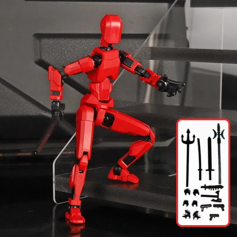 Robot mannequin d'action multi-articulé et transformable, imprimé en 3D, en vente chaude, modèle de poupée pour enfants.