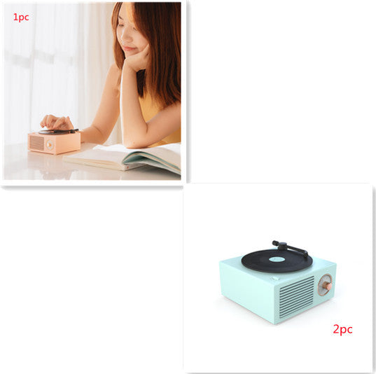 Mini haut-parleur rétro portable sans fil compatible Bluetooth