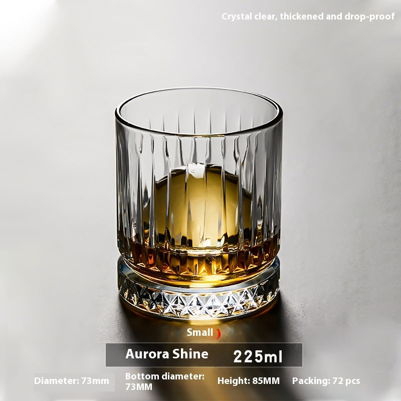 Verre à whisky en cristal, verre à bière, verre à whisky, verre à vin épais, coffret cadeau, vente en gros