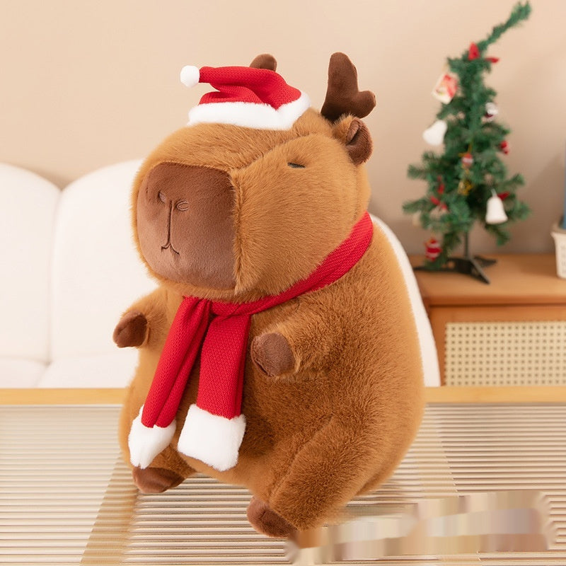 Nouvelle poupée Capabala Capybara jouet en peluche de Noël