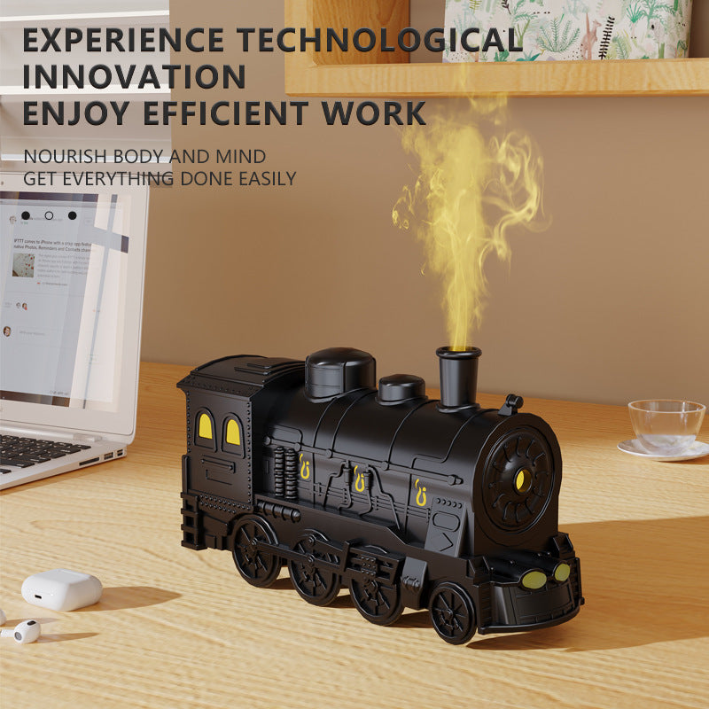 Petit train coloré humidificateur à distance brumeux
