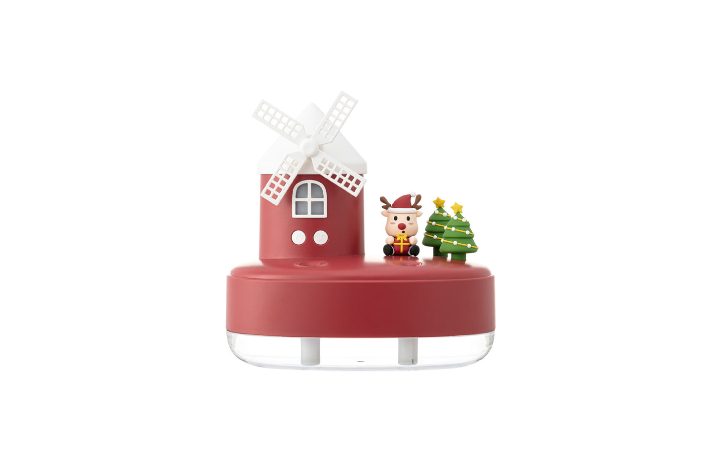 Humidificateur de musique à éolienne à double pulvérisation sans fil