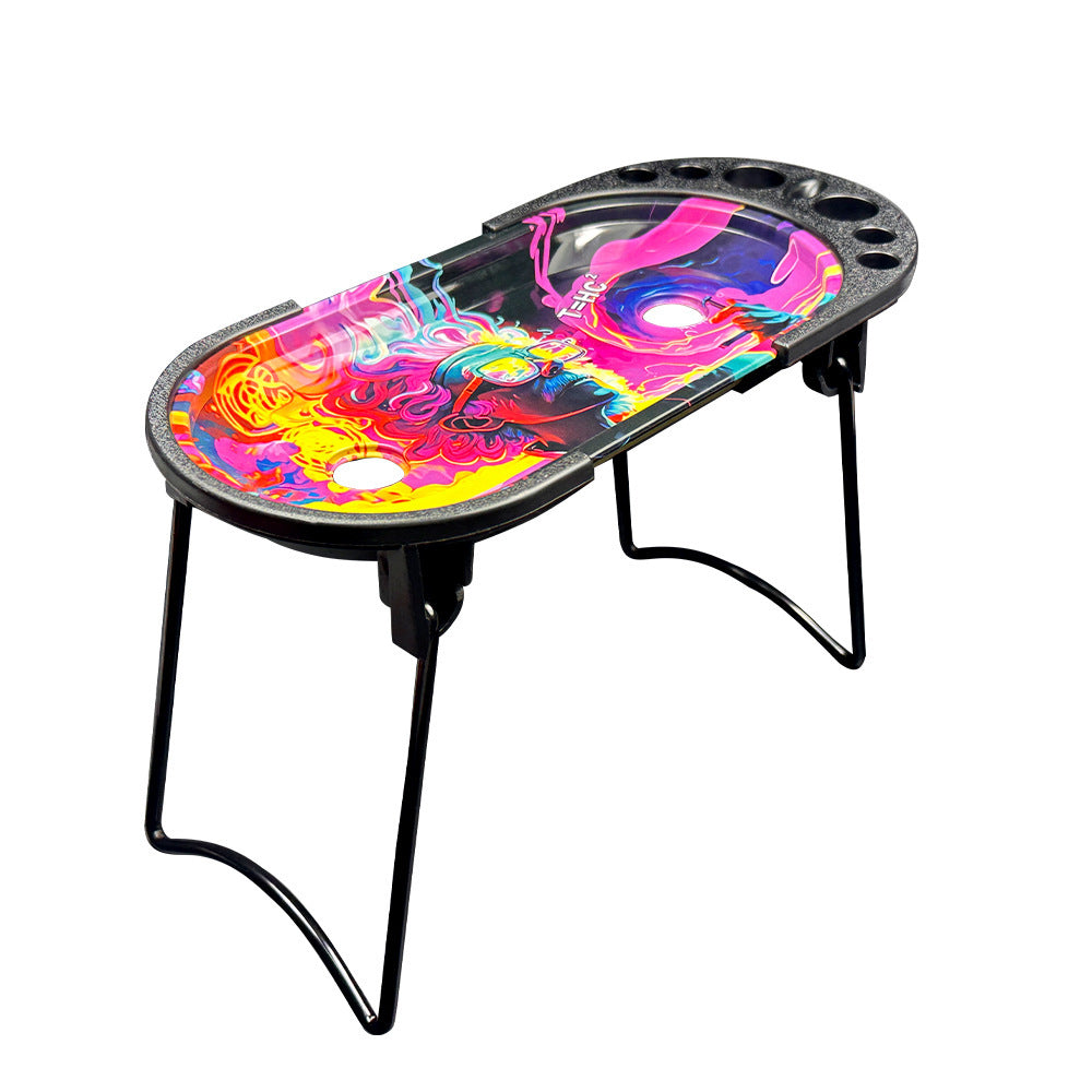 Plateau à rouler en métal, chargeur de cône pour cône pré-roulé de taille King Size et plus, support pliable, remplisseur de cône, accessoire pour fumer
