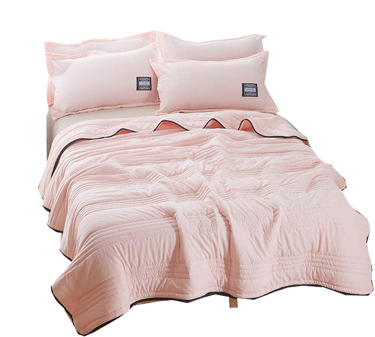 Couvertures rafraîchissantes en couleur unie, couette d'été simple, couette d'été fraîche, couette compressible pour climatisation, couverture de couette.