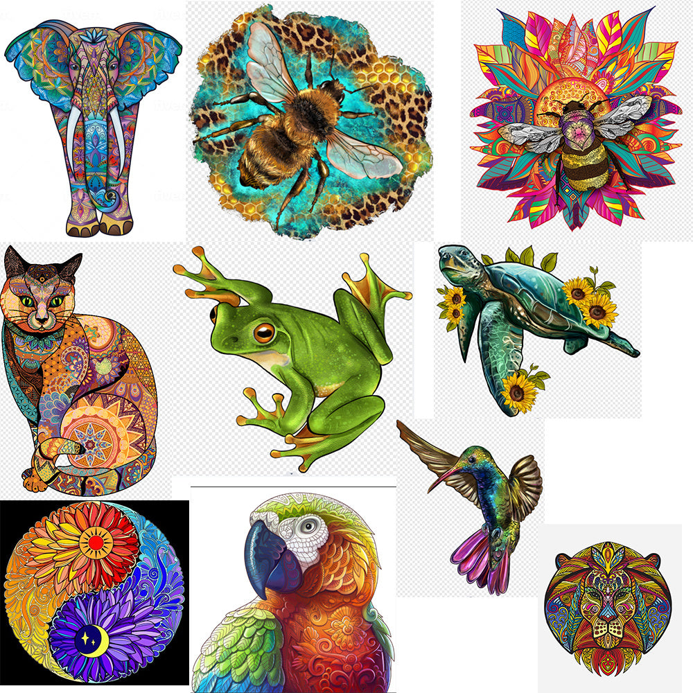 Puzzle animalier Craft Hub A3 A5 Format
