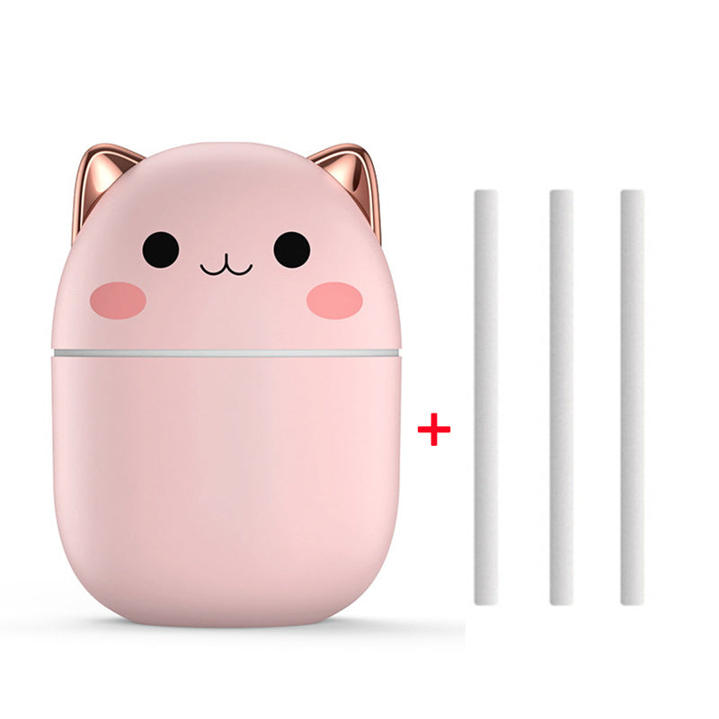 Humidificateur d'aromathérapie silencieux USB avec lumière ambiante