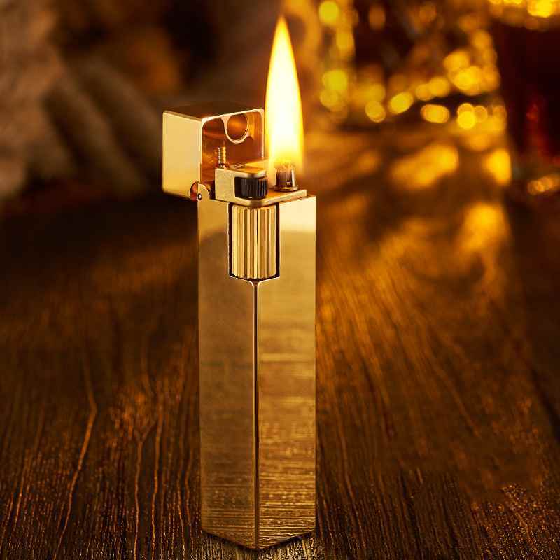 Briquet à kérosène vintage en cuivre pur, cadeau pour homme