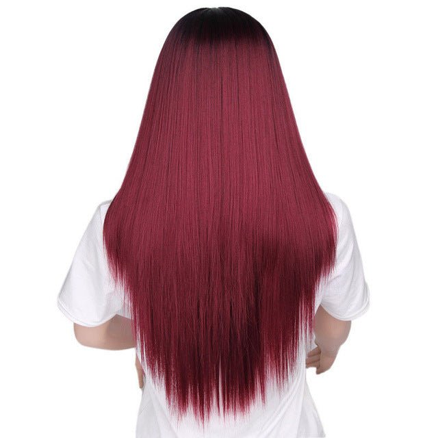 Faux cheveux longs et raides pour femme - KaoKao