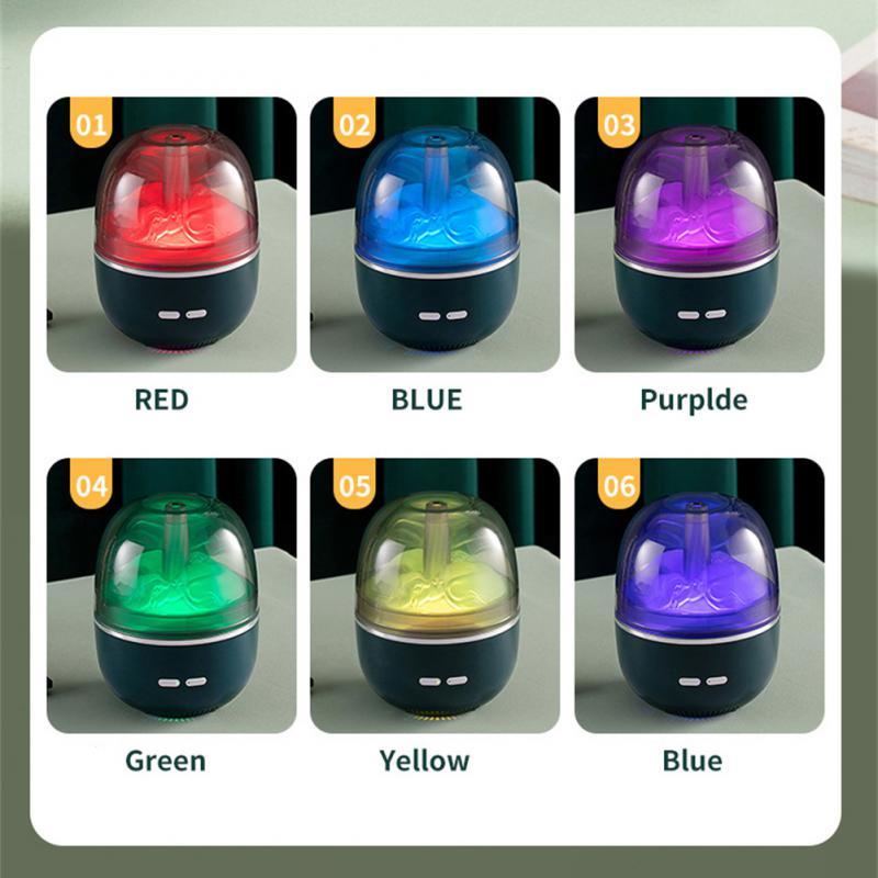 Humidificateur d'air diffuseur d'huiles essentielles à ultrasons atomiseur d'aromathérapie lumière colorée brouillard épais volume accessoires de bureau et de maison