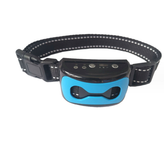 Collier de dressage pour chien étanche, électrique, télécommande pour animaux de compagnie, rechargeable, entraîneur de chiens, dispositif anti-aboiement avec choc, vibration et son.