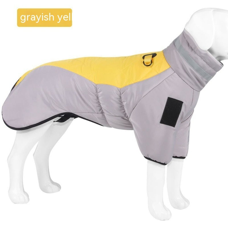 Nouveau manteau d'hiver pour chien, vêtements pour animaux de compagnie imperméables pour chiens de taille moyenne à grande, gilet pour chien chaud et épais, veste personnalisée pour labrador.