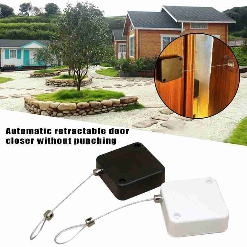 Dispositif de fermeture automatique de porte sans contact, avec fermeture douce, pour portes coulissantes et portes en verre, tension de 500g à 1000g.