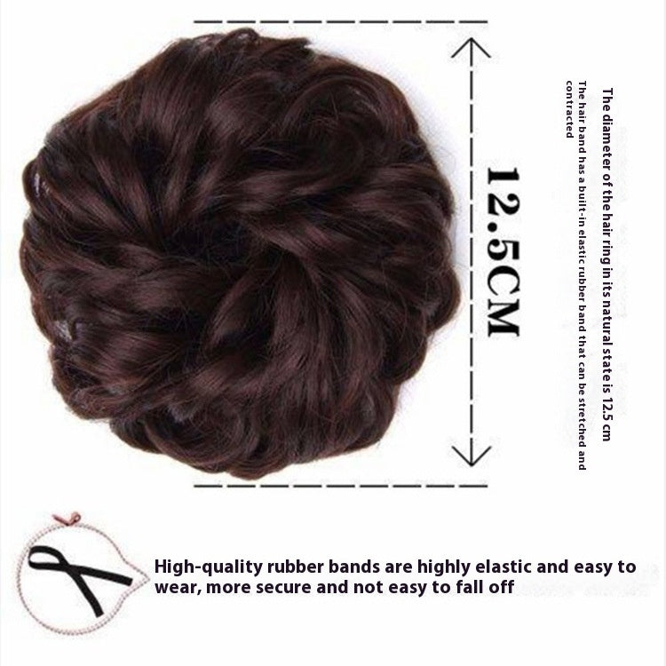 Bandeau pour cheveux de perruque Bandeau pour cheveux en chignon Simulation mate moelleuse