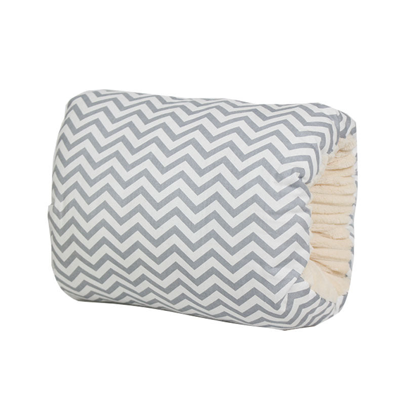 Coussin d'allaitement en coton ajustable pour bébé, lavable, coussin d'allaitement pour nourrissons.