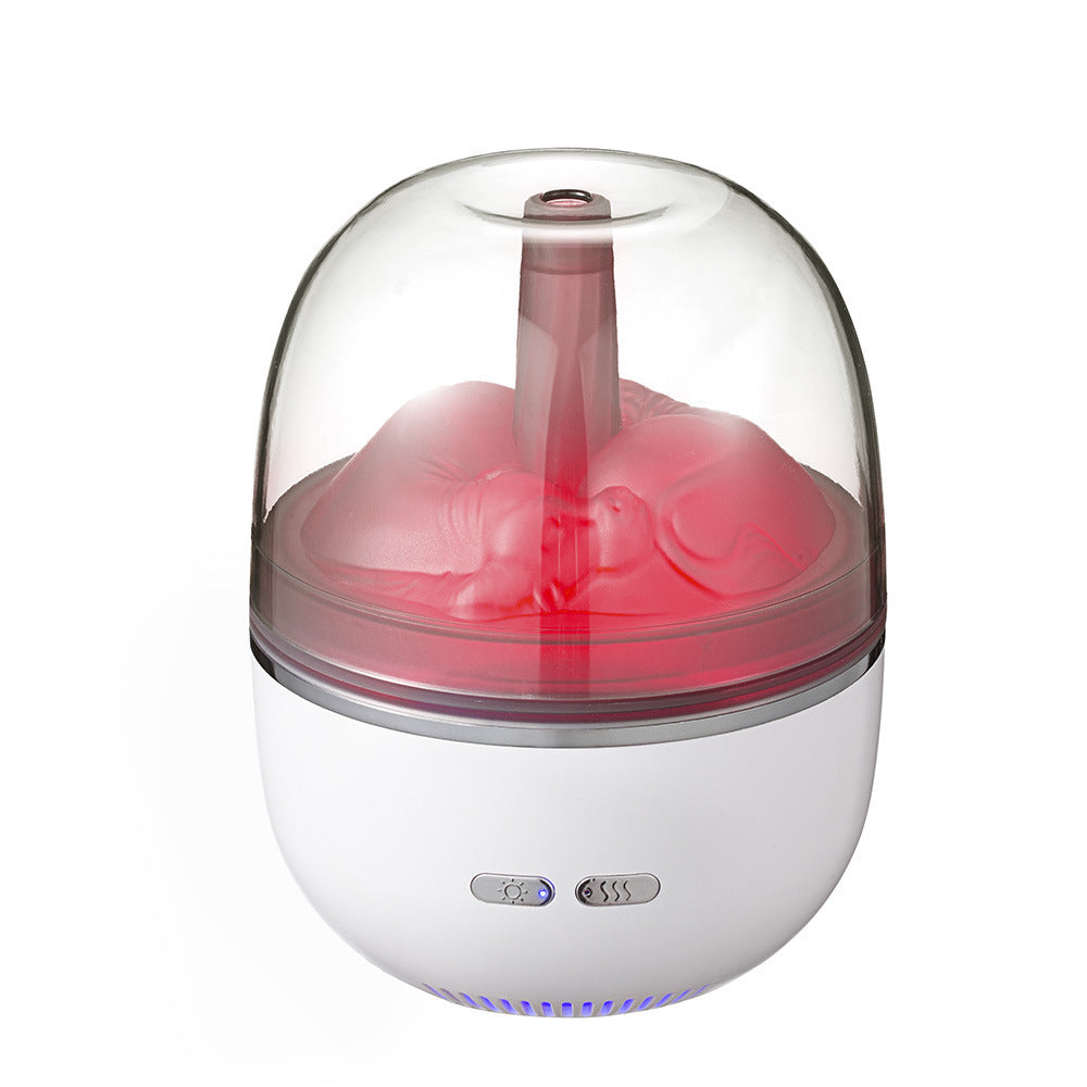 Humidificateur d'air diffuseur d'huiles essentielles à ultrasons atomiseur d'aromathérapie lumière colorée brouillard épais volume accessoires de bureau et de maison