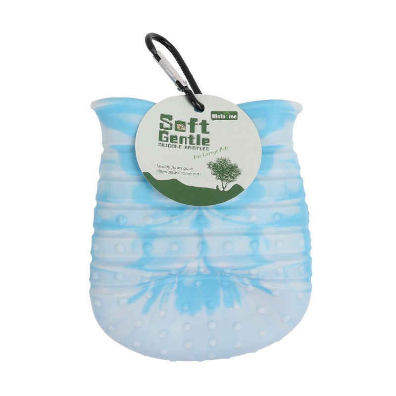 2 en 1 brosse de nettoyage des pattes de chien brosse de nettoyage des pattes de chien douce tasse de nettoyage des pattes de chien portable brosse de nettoyage des pattes seau de nettoyage des pieds produits pour animaux de compagnie